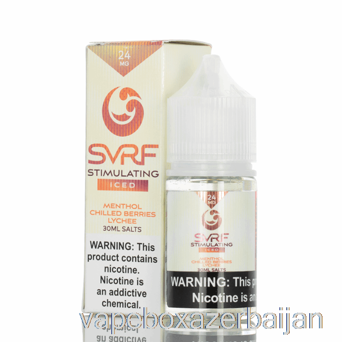 Vape Baku ICED Stimulating - SVRF SALTS E-Liquid - 30mL 48mg